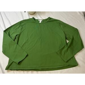 Green Athleta Jersy Knit‎ Shirt Size XL